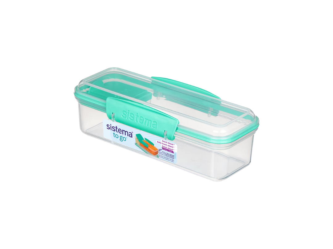 Sistema 410ml Snack Attack™ TO GO™ – Snack & Dip Container | Qatar Sistema 410ml Snack Attack™ TO GO™ – Snack & Dip Container | Qatar
